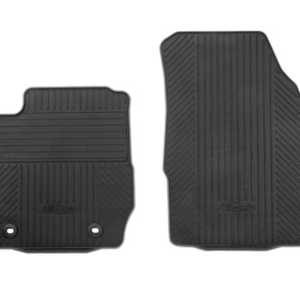 Tepih, spredaj gumiran, črn